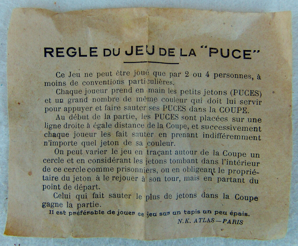 Tucker Tw ID • ATL-01v1 — publisher • N. K. Atlas (Paris, France) — title • LA PUCE