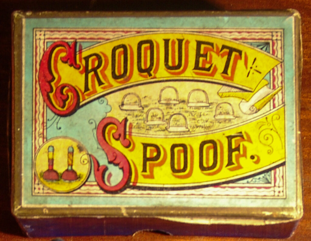 Tucker Tw ID • AYR-03 — publisher • F. H. Ayres (unmarked) — title • CROQUET SPOOF