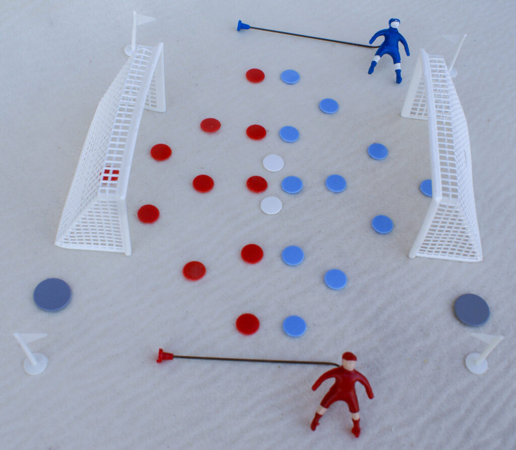 Tucker Tw ID • BER-10c1 — AGPI ID • G-30842c1 — publisher • Berwick (Birkenhead, England) — title • "SHOOT" MATCH SET THE FAMOUS INDOOR FOOTBALL GAME! — notes • Registered trademark: SHOOT.