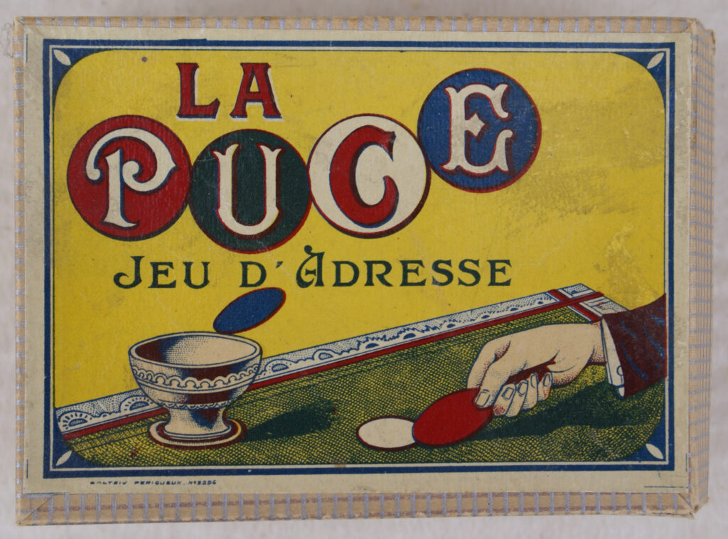 Tucker Tw ID • BFP-01c1 — AGPI ID • G-29943c1 — publisher • B. F. Paris — title • LA PUCE JEU D'ADRESSE — notes • Publisher catalog number: 3296.