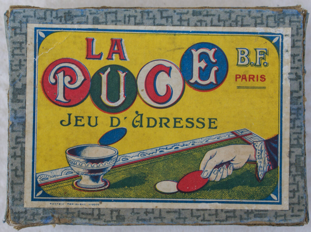 Tucker Tw ID • BFP-02c1 — AGPI ID • G-30612c1 — publisher • B. F. Paris — title • LA PUCE JEU D'ADRESSE — notes • Publisher catalog number: 3296.