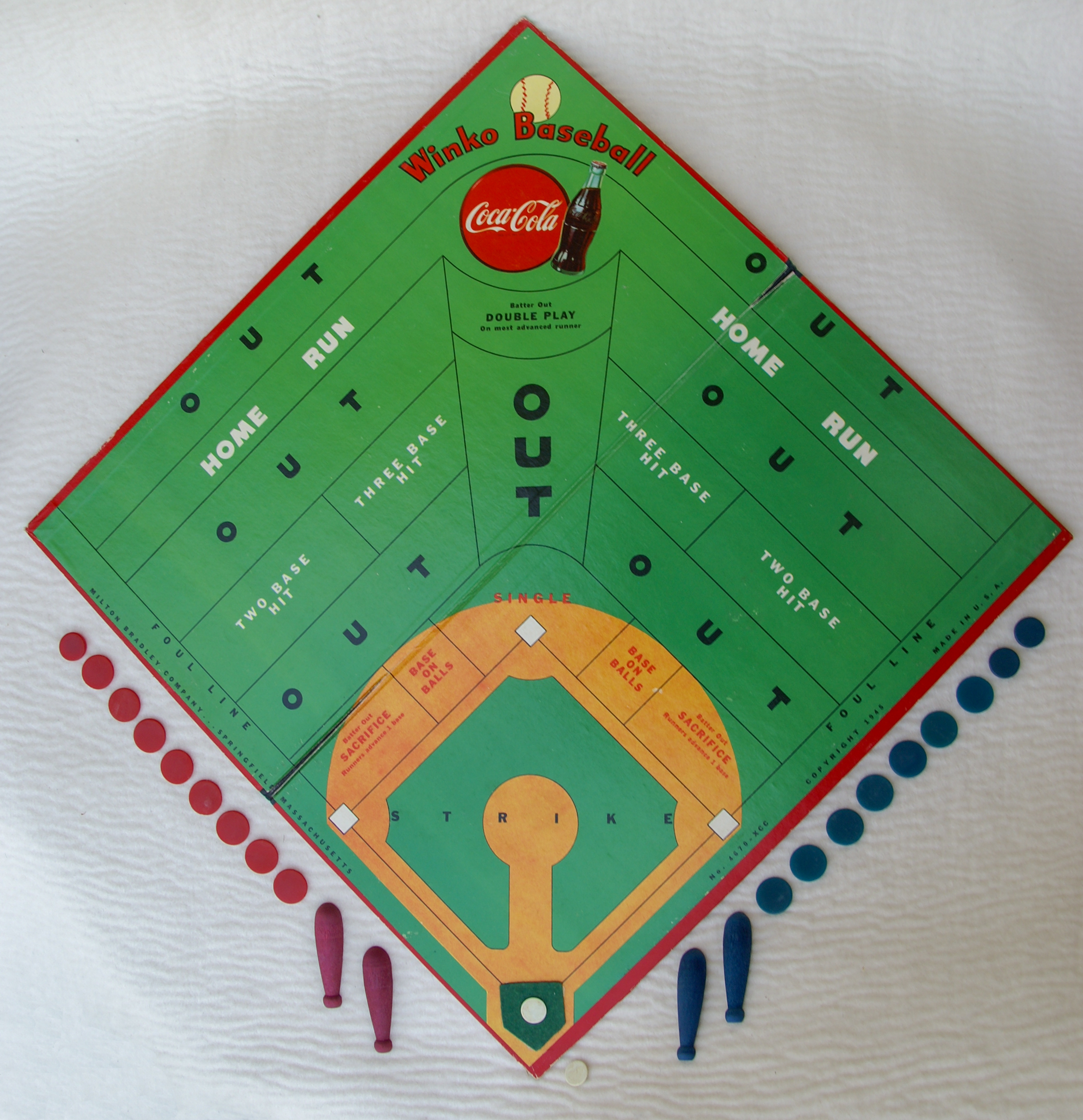 Tucker Tw ID • BRA-44 — publisher • Coca-Cola Company (made by Milto — title • WINKO BASEBALL Compliments of the Coca-Cola Company
