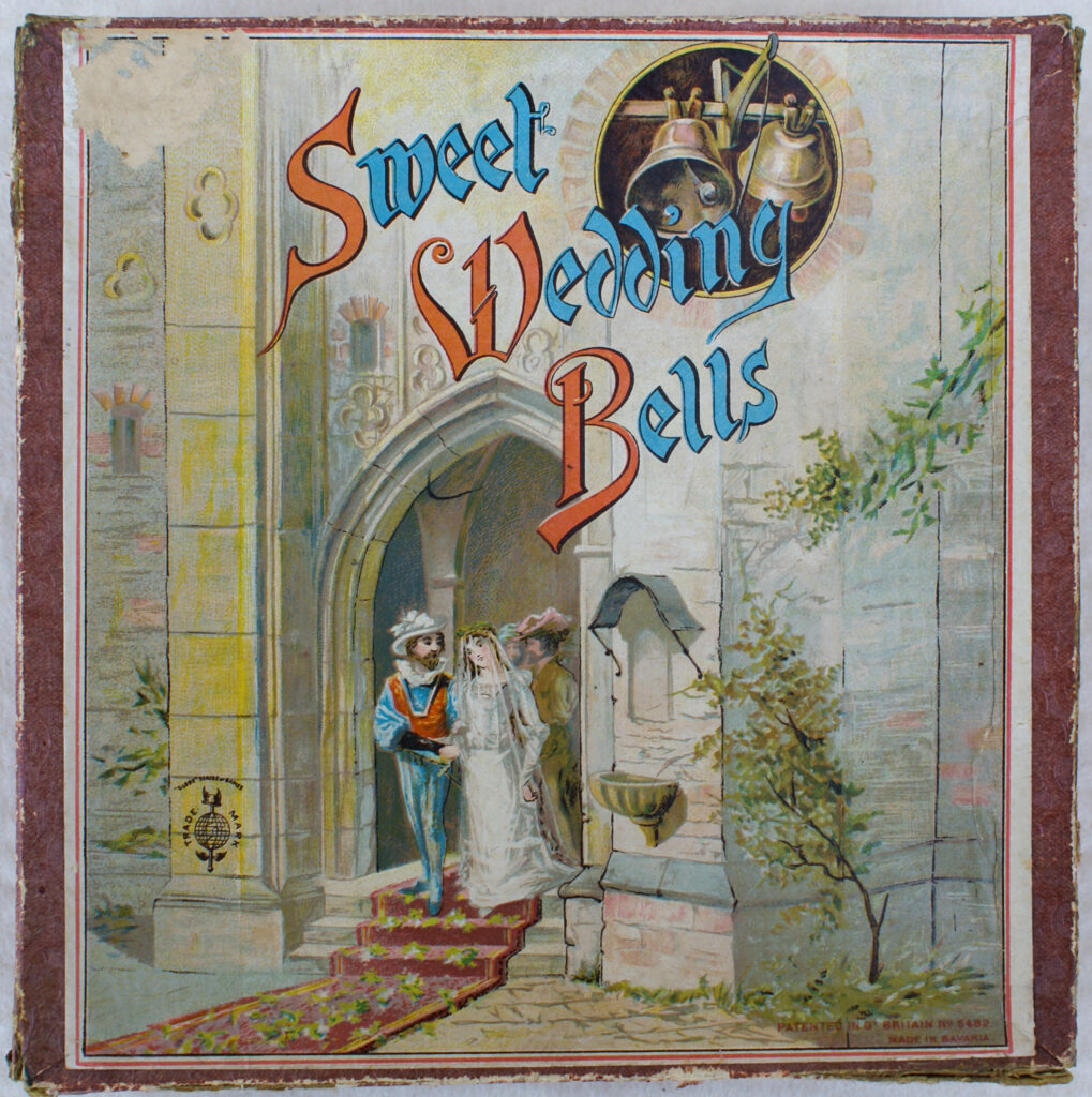 Tucker Tw ID • GLB-04c1 — AGPI ID • G-30804c1 — publisher • Globe Series of Games (made in B — title • Sweet Wedding Bells — notes • Patent: Great Britain 5482. Logo on cover: Globe Series of Games