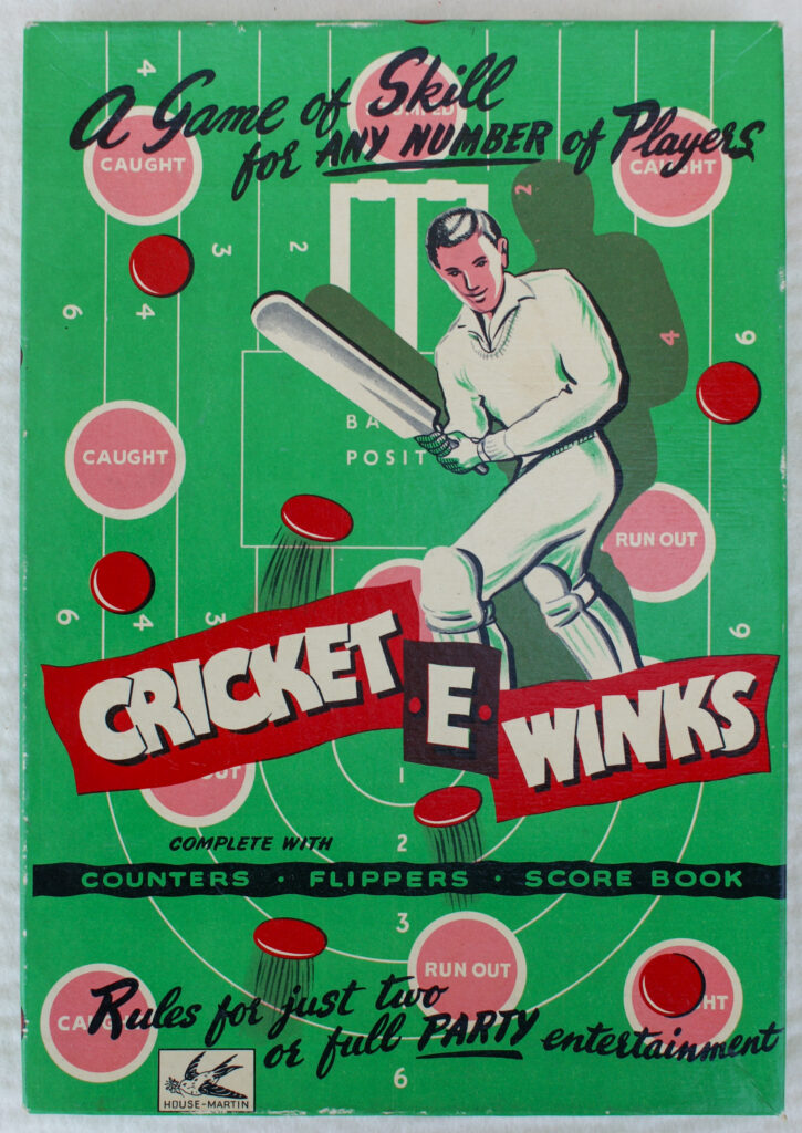 Tucker Tw ID • HMR-02c1 — publisher • House-Martin (England) — title • CRICKET E WINKS