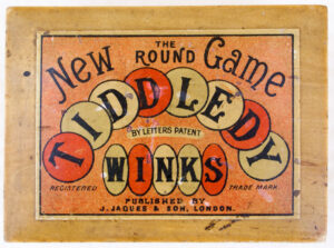 Tucker Tw ID • JAQ-07c1 — AGPI ID • G-30792c1 — publisher • John Jaques & Son — title • THE New ROUND Game TIDDLEDY WINKS — notes • SONY DSC — keywords • game, game cover, gc-image