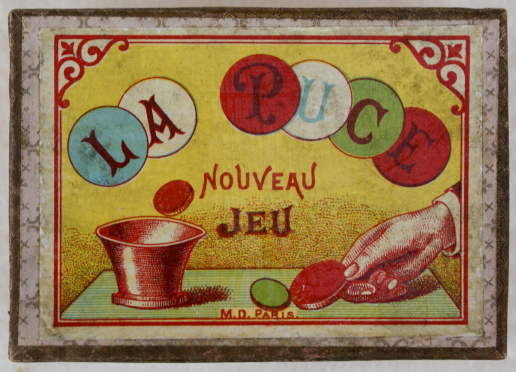 Tucker Tw ID • MDP-02c1 — publisher • M. D. [Mauclair-Dacier] (Paris) — title • LA PUCE NOUVEAU JEU