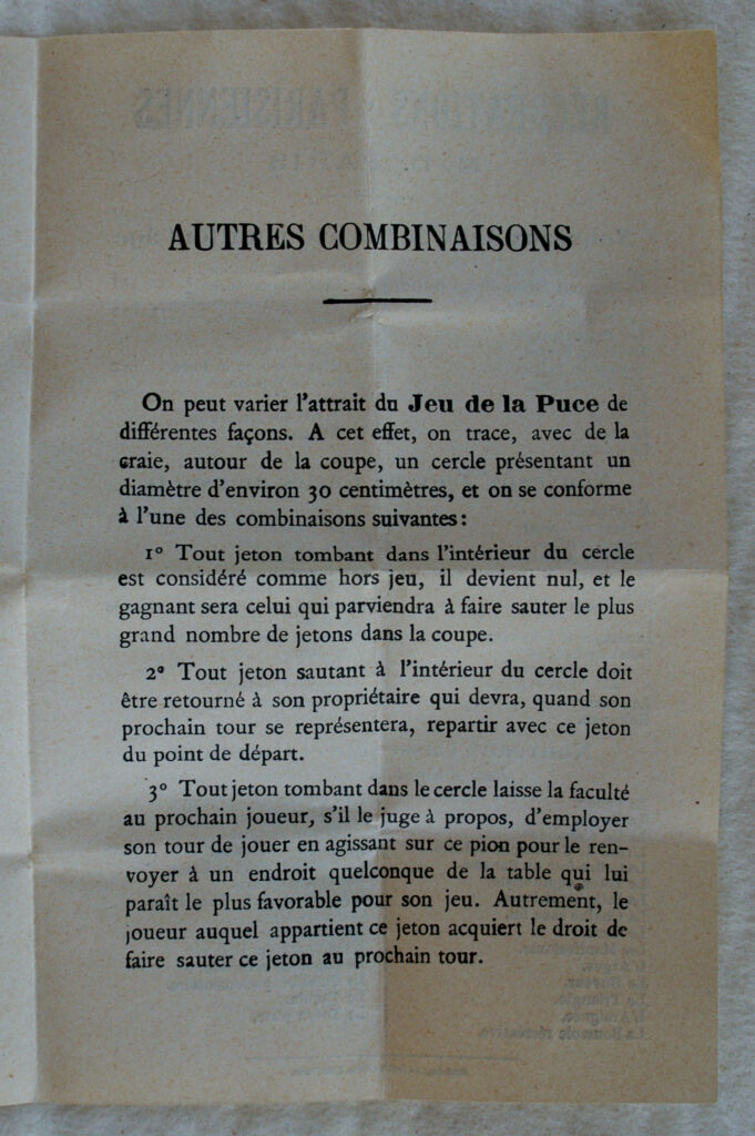 Tucker Tw ID • MDP-02c1 — publisher • M. D. [Mauclair-Dacier] (Paris) — title • LA PUCE NOUVEAU JEU