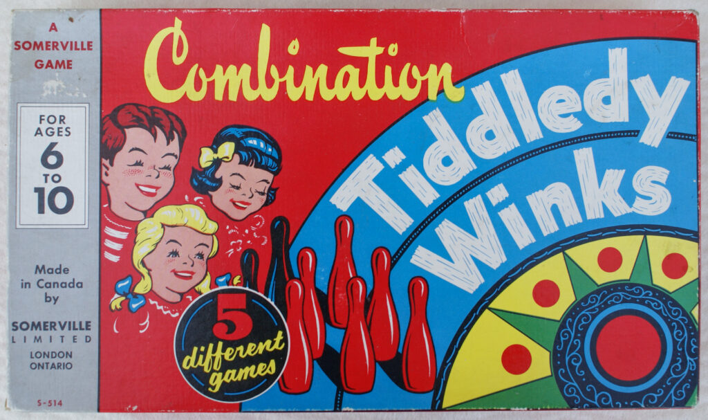 Tucker Tw ID • SOM-01c2 — AGPI ID • G-30017c2 — publisher • Somerville Limited (London, Onta — title • Combination Tiddledy Winks — notes • Publisher catalog number : S-514.
