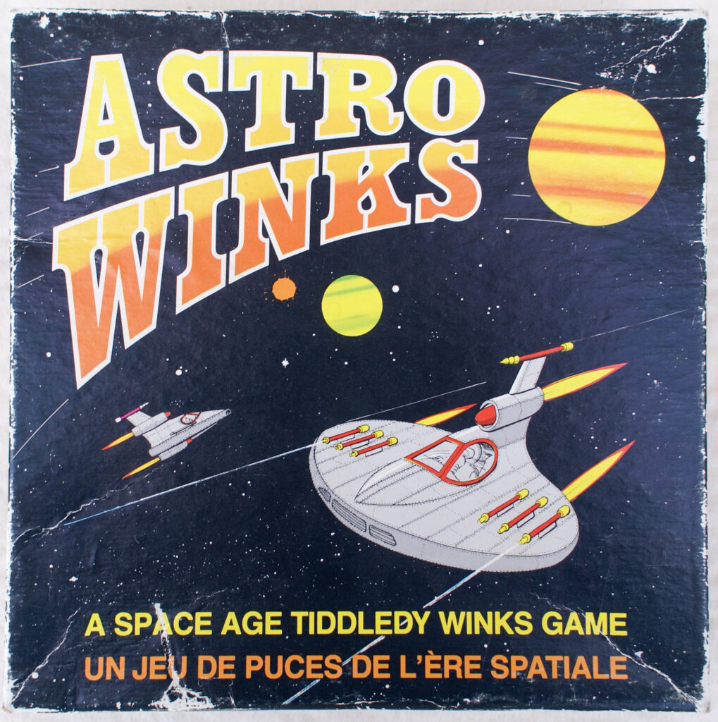 Tucker Tw ID • SOM-06c1 — AGPI ID • G-30630c1 — publisher • Somerville Belkin Industries Lim — title • ASTRO WINKS — notes • Rules in English and French. Publisher catalog number: 409.
