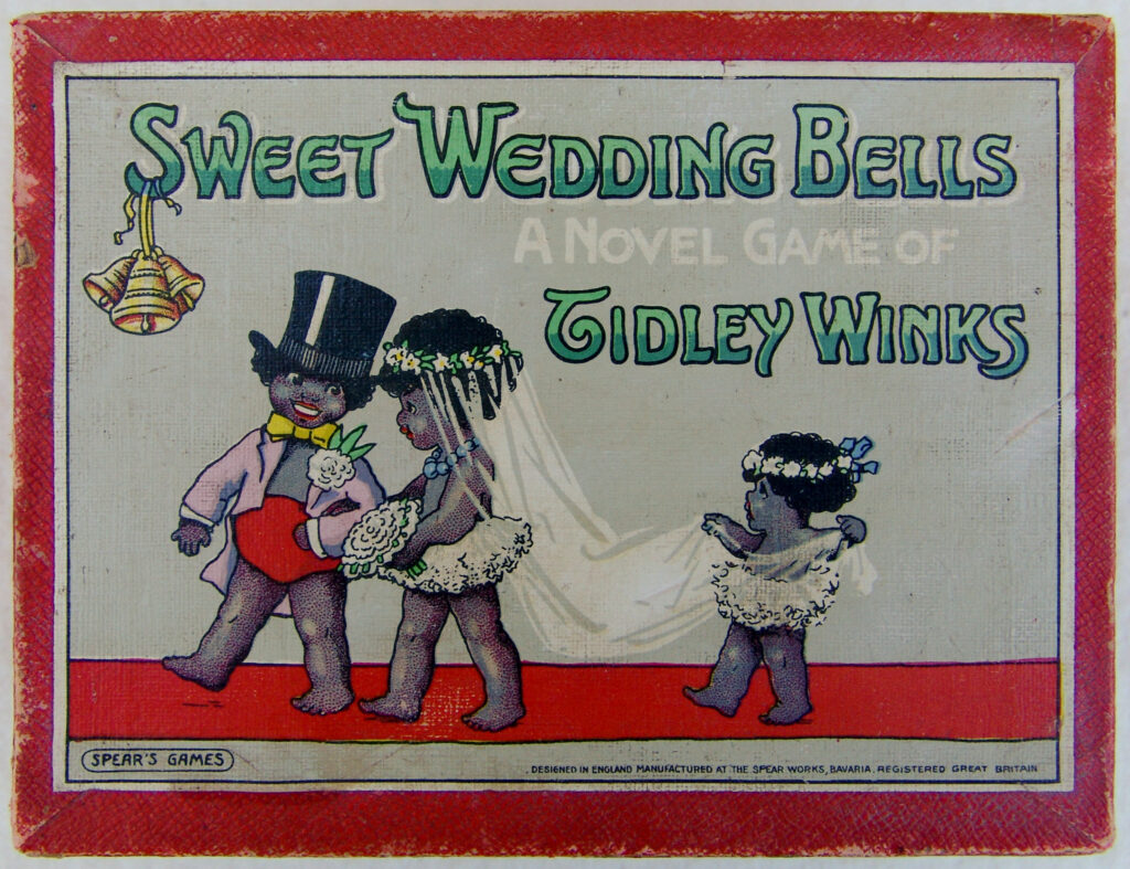 Tucker Tw ID • SPE-21 — publisher • Spear's Games — title • SWEET WEDDING BELLS - A NOVEL GAME OF TIDLEY WINKS
