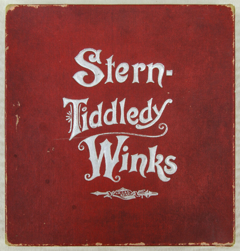 Tucker Tw ID • SPE-74c1 — publisher • J. W. Spear & Söhne (Nürnberg, — title • Stern Tiddledy Winks