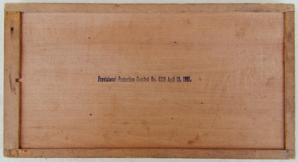 Tucker Tw ID • SRI-03c2 — AGPI ID • G-29965c2 — publisher • Selchow & Righter, jobbers (not  — title • CRICKETS ON THE HEARTH — notes • "Provisional Protection Granted No. 6319 April 13, 1891." — keywords • Selchow & Righter, game, publisher