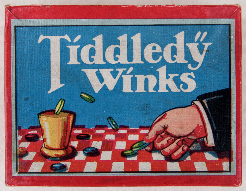 Tucker Tw ID • UNK-026c1 — AGPI ID • G-30127c1 — publisher • (unknown, Netherlands) — title • Tiddledy Winks — notes • Publisher catalog number: H. 7217/4078. Rules in Dutch.