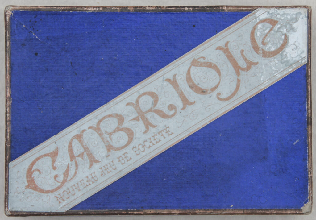 Tucker Tw ID • WAT-01c1 — publisher • Watilliaux (W. X.) (Paris, Franc — title • CABRIOLE